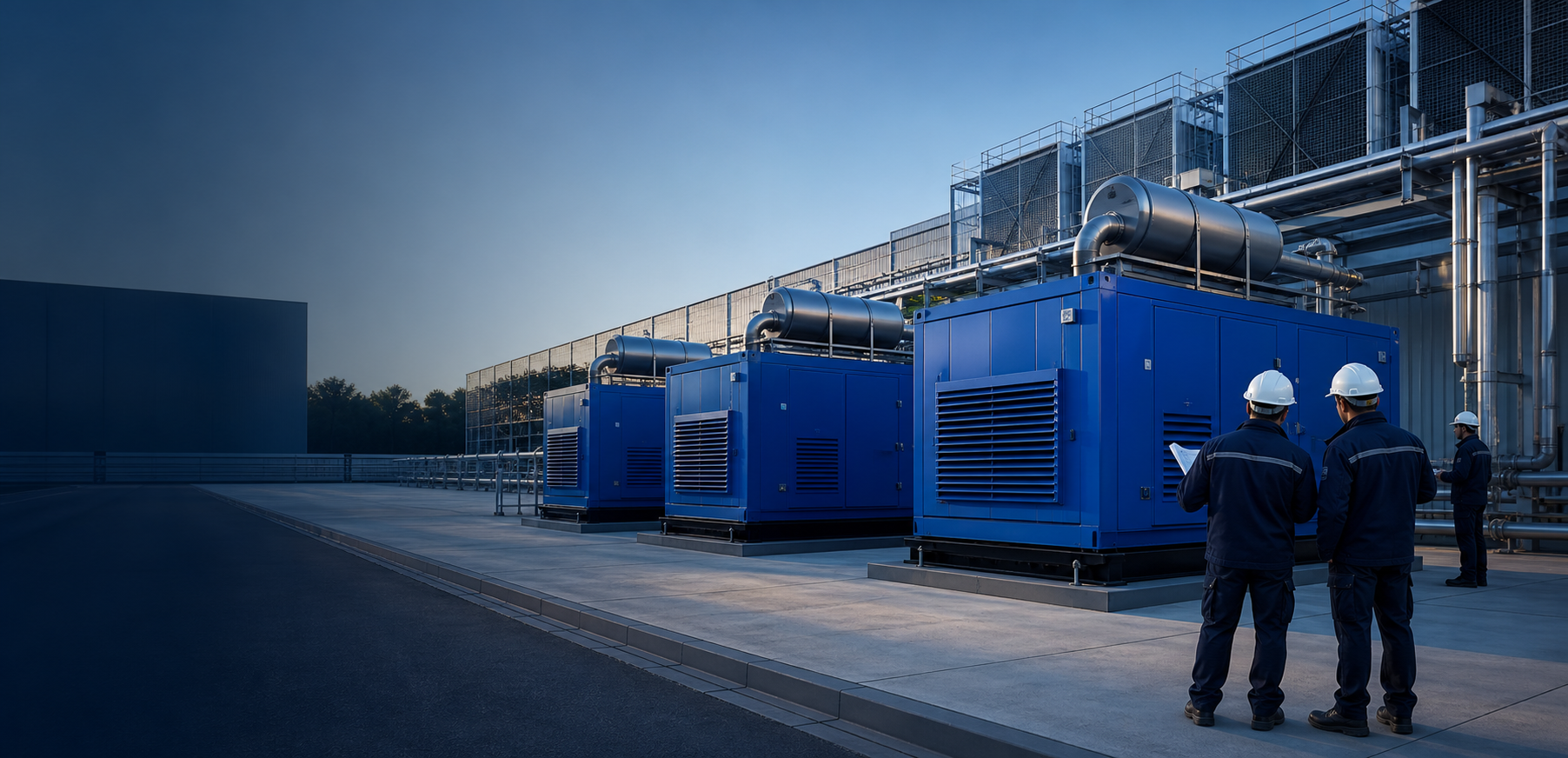 Data center standby power campus