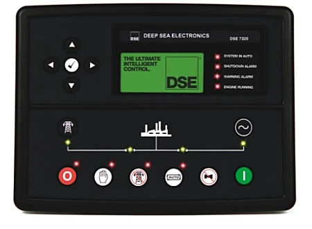 DSE7320 generator controller shown in the CAMDA brochure