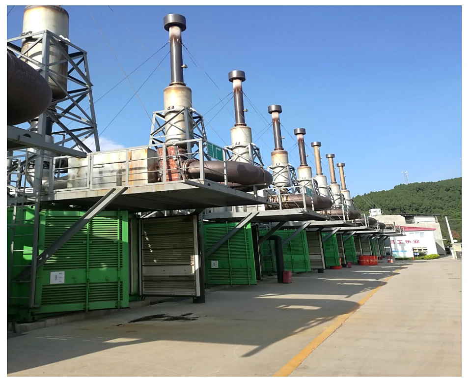 SCR denitration installation shown in the CAMDA brochure