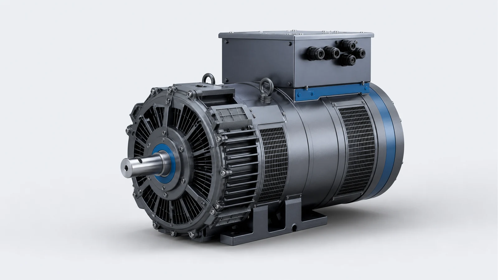 Industrial brushless alternator option