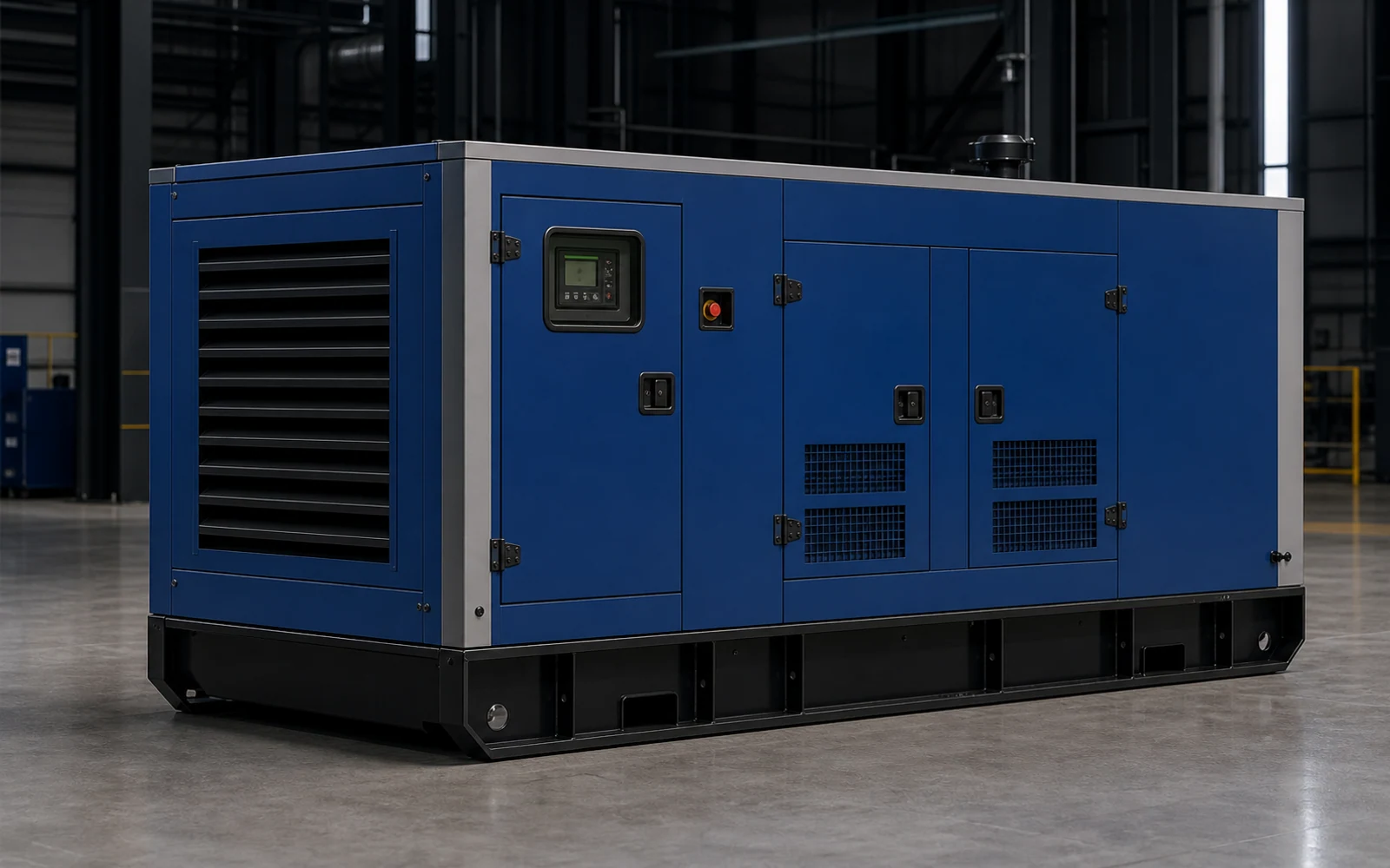 Silent enclosed diesel generator set